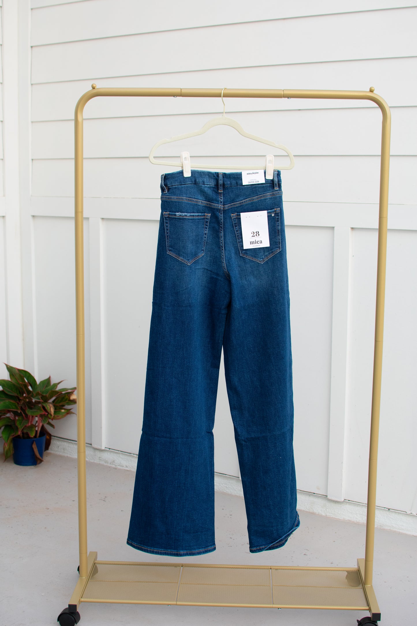 Indigo High Rise Jeans