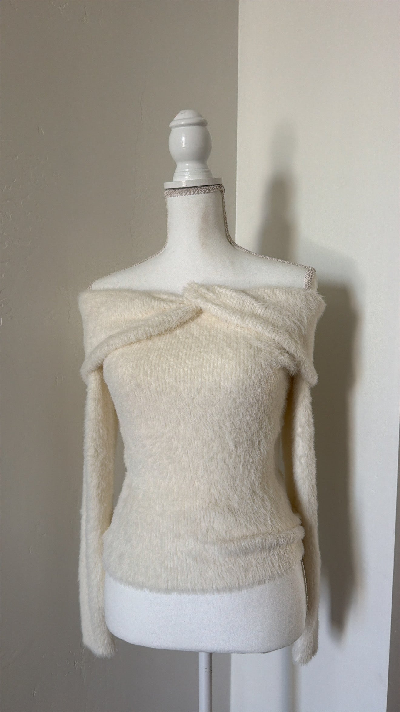 Snowing Off The Shoulder Top